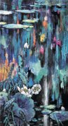 翠滩静影（232cmX125cm）