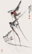 神仙鱼（64cmX44cm）1997年