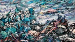 岁月波涛（200cmX350cm）2011年