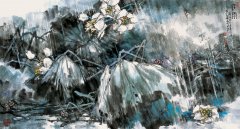 疾雨（96cmX178cm）2008年