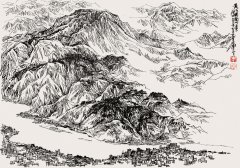黄河从兰州通过（38cmX53cm）1990年