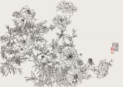 万寿菊（38cmX53cm）1990年