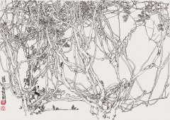 藤（38cmX53cm）1990年
