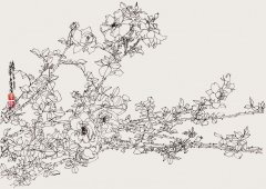 蔷薇花（38cmX53cm）1990年