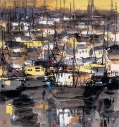 宾馆后院-新西兰所见（96cmX90cm）2005年