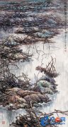 初冬淡韵（232cmX125cm）