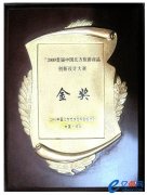 首届中国北方旅游商品创新大赛金奖