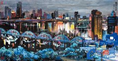 龙城夜景 汾河新十二景之六